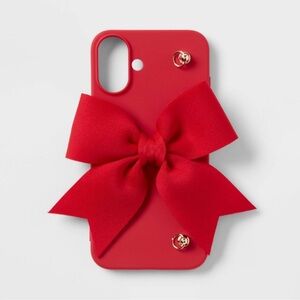 Brand new! Apple iPhone 16 Plus Bow Case - heyday™ Red Pop